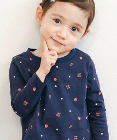 SLAP SLIP / スラップ スリップ Tシャツ | 【スララク/防汚加工/オーガニックコットン】ときめき女の子長袖Tシャツ(80~130cm)