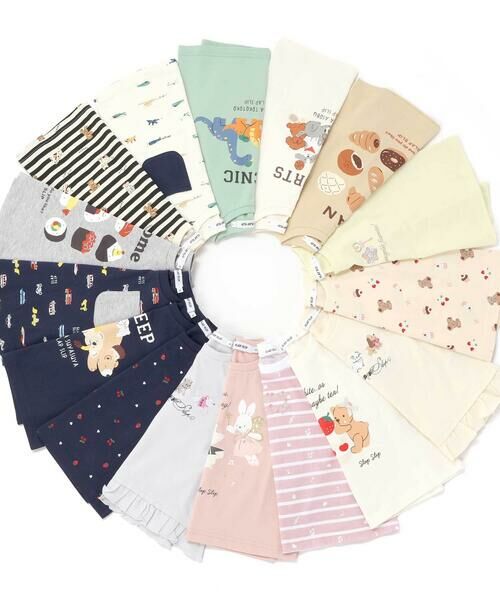 SLAP SLIP / スラップ スリップ Tシャツ | 【スララク/防汚加工/オーガニックコットン】ときめき女の子長袖Tシャツ(80~130cm) | 詳細1