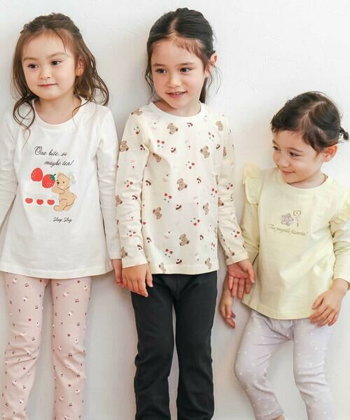 SLAP SLIP / スラップ スリップ Tシャツ | 【スララク/防汚加工/オーガニックコットン】ときめき女の子長袖Tシャツ(80~130cm) | 詳細6