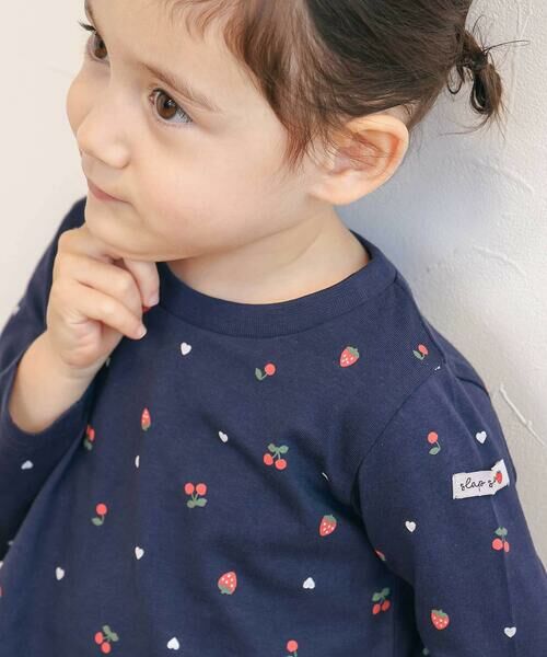 SLAP SLIP / スラップ スリップ Tシャツ | 【スララク/防汚加工/オーガニックコットン】ときめき女の子長袖Tシャツ(80~130cm) | 詳細14