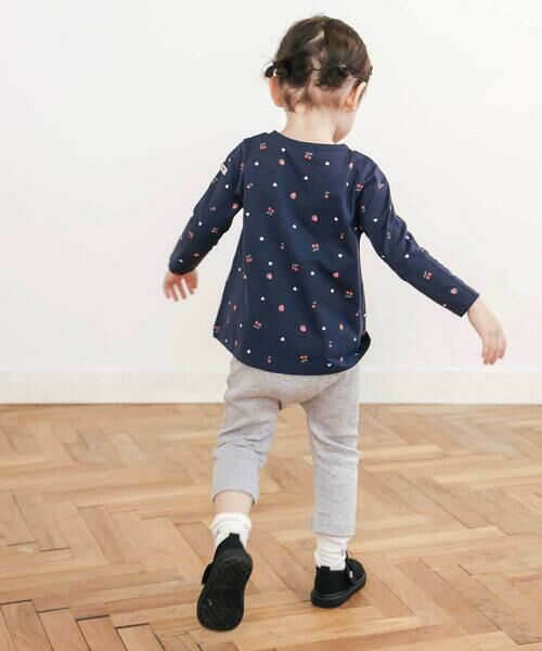 SLAP SLIP / スラップ スリップ Tシャツ | 【スララク/防汚加工/オーガニックコットン】ときめき女の子長袖Tシャツ(80~130cm) | 詳細13