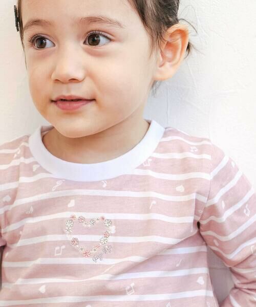 SLAP SLIP / スラップ スリップ Tシャツ | 【スララク/防汚加工/オーガニックコットン】ときめき女の子長袖Tシャツ(80~130cm) | 詳細20