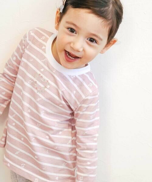 SLAP SLIP / スラップ スリップ Tシャツ | 【スララク/防汚加工/オーガニックコットン】ときめき女の子長袖Tシャツ(80~130cm) | 詳細19