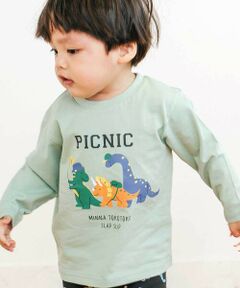 SLAP SLIP / スラップ スリップ Tシャツ | 【スララク/防汚加工/オーガニックコットン】わくわく男の子長袖Tシャツ(80~130cm)