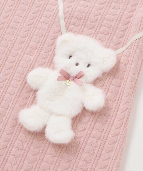 SLAP SLIP / スラップ スリップ ミニ丈・ひざ丈ワンピース | 【お揃い】アニマルクマふわふわポシェット風ワンピース(80~130cm) | 詳細12