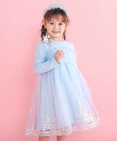 ベビー)ストライプド ニット オックスフォード ドレス （ミニ丈