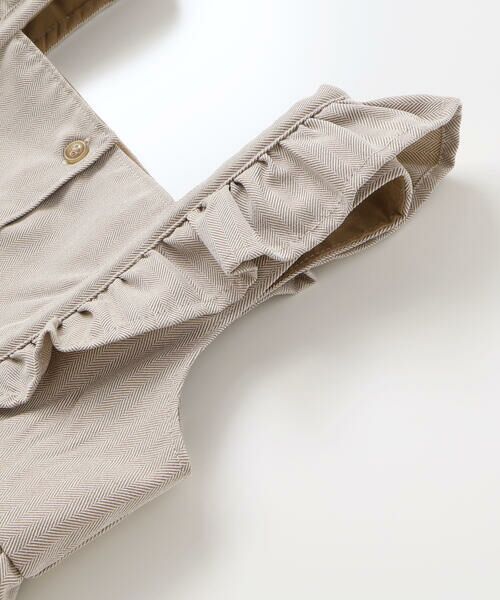 SLAP SLIP / スラップ スリップ セットアップ | 【お揃い】ヘリンボーンチェックフリルビスチェ+パンツセットアップ(80~130cm) | 詳細5