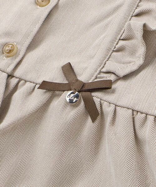 SLAP SLIP / スラップ スリップ セットアップ | 【お揃い】ヘリンボーンチェックフリルビスチェ+パンツセットアップ(80~130cm) | 詳細6