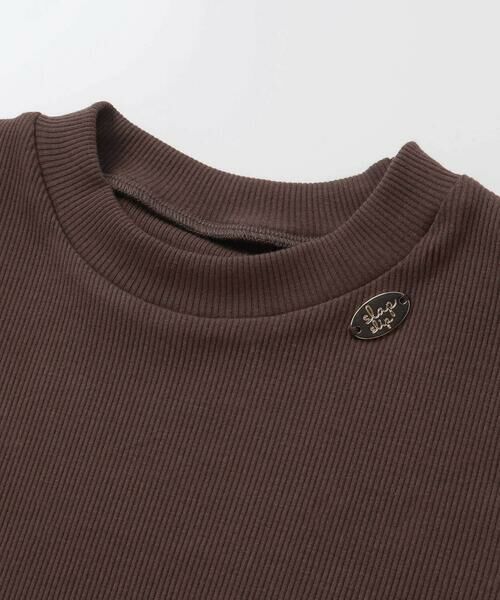 SLAP SLIP / スラップ スリップ カットソー | 裾スカラップキャミソール+チャーム付きTシャツ2点セット(90~130cm) | 詳細11