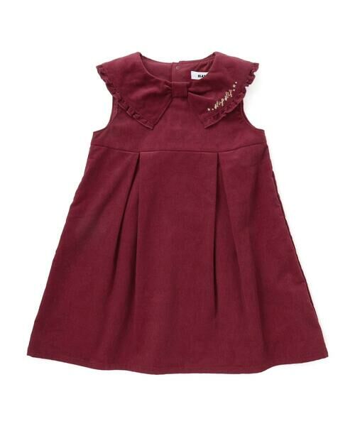 SLAP SLIP / スラップ スリップ ミニ・ひざ丈スカート | 【お揃い】ビッグリボン襟ジャンパースカート(80~130cm) | 詳細3