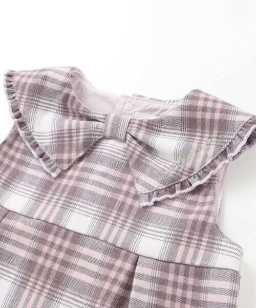 SLAP SLIP / スラップ スリップ ミニ・ひざ丈スカート | 【お揃い】ビッグリボン襟ジャンパースカート(80~130cm) | 詳細10