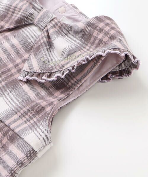 SLAP SLIP / スラップ スリップ ミニ・ひざ丈スカート | 【お揃い】ビッグリボン襟ジャンパースカート(80~130cm) | 詳細11