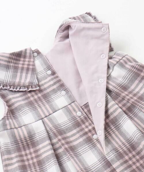 SLAP SLIP / スラップ スリップ ミニ・ひざ丈スカート | 【お揃い】ビッグリボン襟ジャンパースカート(80~130cm) | 詳細14