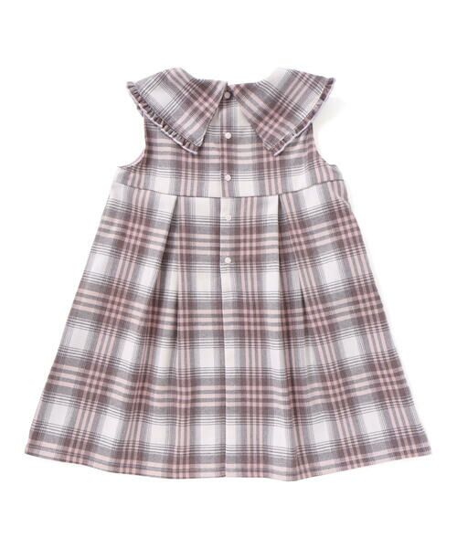 SLAP SLIP / スラップ スリップ ミニ・ひざ丈スカート | 【お揃い】ビッグリボン襟ジャンパースカート(80~130cm) | 詳細9