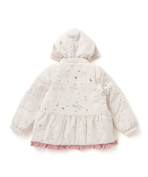 SLAP SLIP / スラップ スリップ ダウンジャケット・ベスト | 【お揃い】無地キラキラ箔プリント8WAYコート(80~130cm) | 詳細5