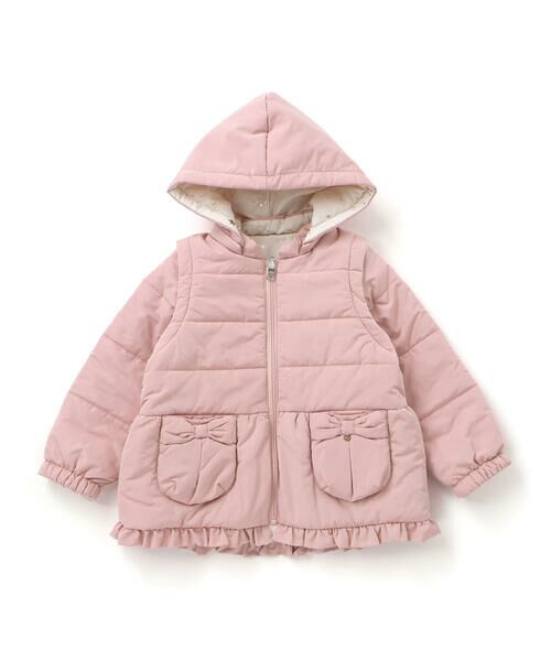 SLAP SLIP / スラップ スリップ ダウンジャケット・ベスト | 【お揃い】無地キラキラ箔プリント8WAYコート(80~130cm) | 詳細2