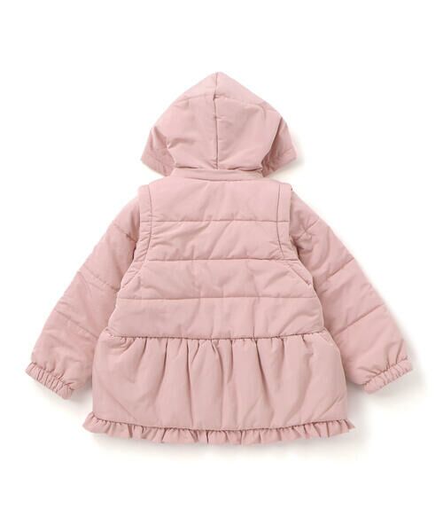 SLAP SLIP / スラップ スリップ ダウンジャケット・ベスト | 【お揃い】無地キラキラ箔プリント8WAYコート(80~130cm) | 詳細3