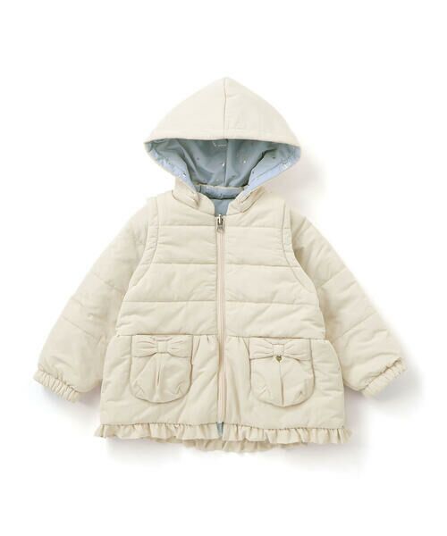 SLAP SLIP / スラップ スリップ ダウンジャケット・ベスト | 【お揃い】無地キラキラ箔プリント8WAYコート(80~130cm) | 詳細19