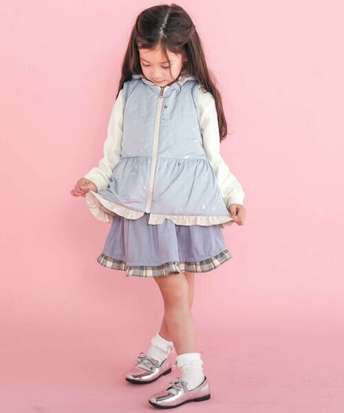 SLAP SLIP / スラップ スリップ ダウンジャケット・ベスト | 【お揃い】無地キラキラ箔プリント8WAYコート(80~130cm) | 詳細25