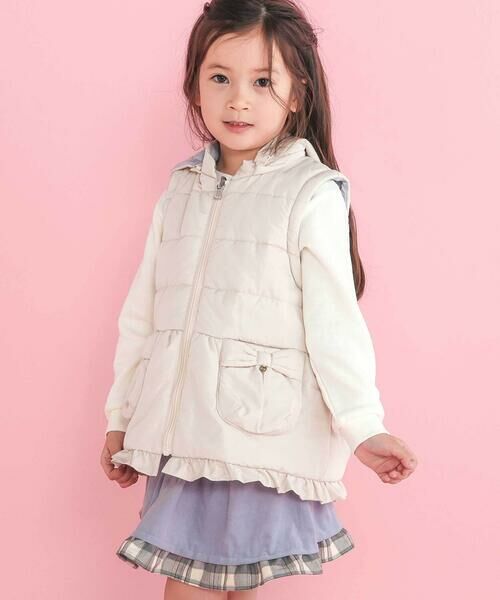 SLAP SLIP / スラップ スリップ ダウンジャケット・ベスト | 【お揃い】無地キラキラ箔プリント8WAYコート(80~130cm) | 詳細27