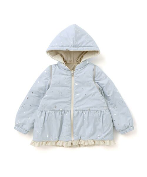 SLAP SLIP / スラップ スリップ ダウンジャケット・ベスト | 【お揃い】無地キラキラ箔プリント8WAYコート(80~130cm) | 詳細21