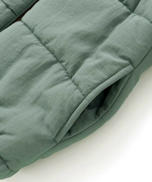 SLAP SLIP / スラップ スリップ ダウンジャケット・ベスト | 【お揃い】バイカラー恐竜ロケット総柄8WAYコート(80~130cm) | 詳細14