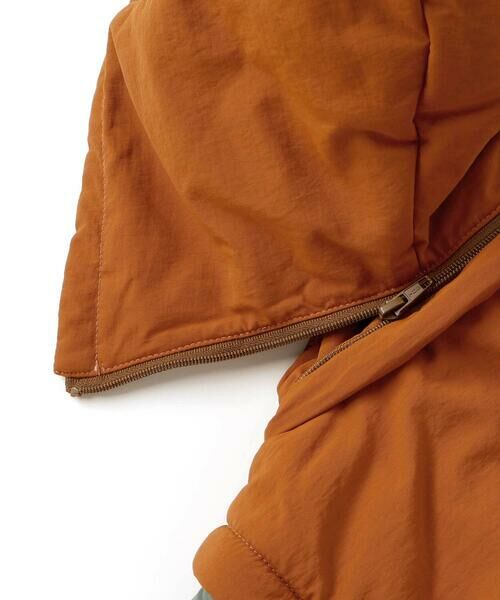 SLAP SLIP / スラップ スリップ ダウンジャケット・ベスト | 【お揃い】バイカラー恐竜ロケット総柄8WAYコート(80~130cm) | 詳細20