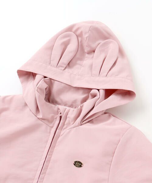 SLAP SLIP / スラップ スリップ テーラードジャケット | アニマルウサギネコ耳フード付きボアライナー3WAYジャケット(80~130cm) | 詳細4