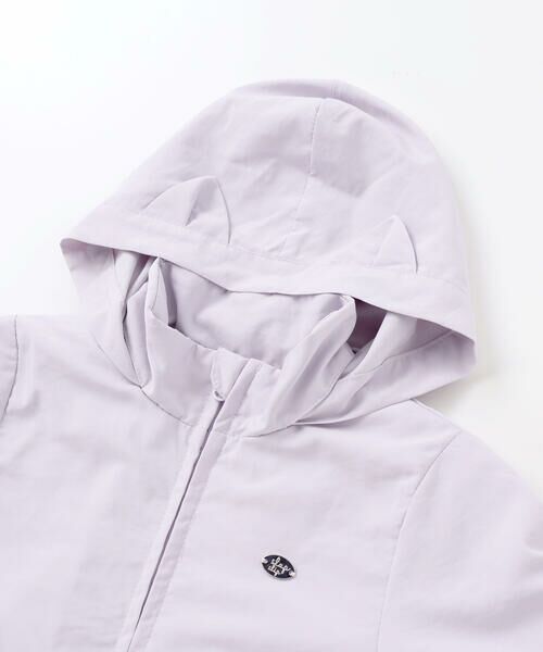 SLAP SLIP / スラップ スリップ テーラードジャケット | アニマルウサギネコ耳フード付きボアライナー3WAYジャケット(80~130cm) | 詳細13