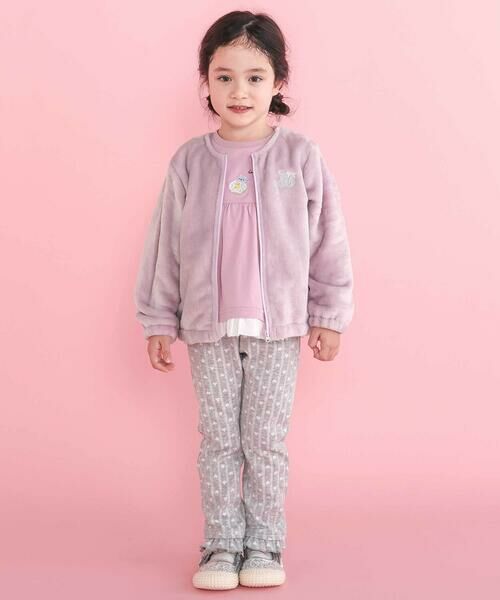 SLAP SLIP / スラップ スリップ テーラードジャケット | アニマルウサギネコ耳フード付きボアライナー3WAYジャケット(80~130cm) | 詳細8