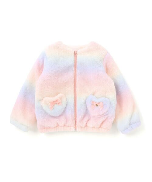 SLAP SLIP / スラップ スリップ テーラードジャケット | ハートポケットオーロラボアジャケット(80~130cm) | 詳細3