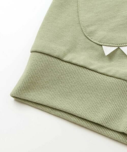 SLAP SLIP / スラップ スリップ テーラードジャケット | ツンツン恐竜トサカフード付きフルジップパーカー(80~120cm) | 詳細8