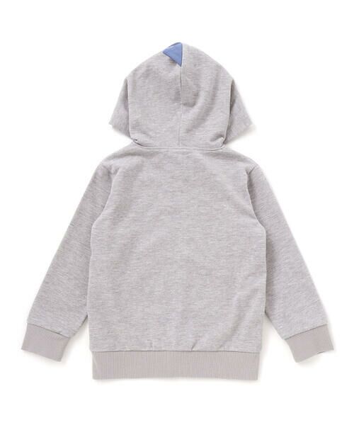 SLAP SLIP / スラップ スリップ テーラードジャケット | ツンツン恐竜トサカフード付きフルジップパーカー(80~120cm) | 詳細16