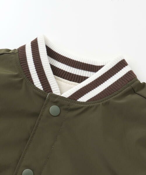 SLAP SLIP / スラップ スリップ テーラードジャケット | アニマルイヌ消防車スペースシャトルロボット背中刺しゅうリバーシブルスタジャン(80~130cm) | 詳細16