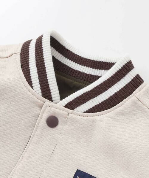 SLAP SLIP / スラップ スリップ テーラードジャケット | アニマルイヌ消防車スペースシャトルロボット背中刺しゅうリバーシブルスタジャン(80~130cm) | 詳細24