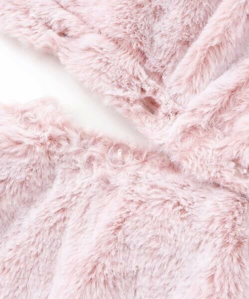 SLAP SLIP / スラップ スリップ ブルゾン | アニマルウサギクマネコハートポケット付きふわふわファージャケット(90~130cm) | 詳細5