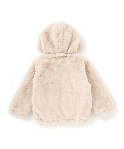 SLAP SLIP / スラップ スリップ ブルゾン | アニマルウサギクマネコハートポケット付きふわふわファージャケット(90~130cm) | 詳細18