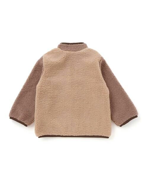 SLAP SLIP / スラップ スリップ ブルゾン | 恐竜ショベルカーパッチボアジャケット(80~130cm) | 詳細13