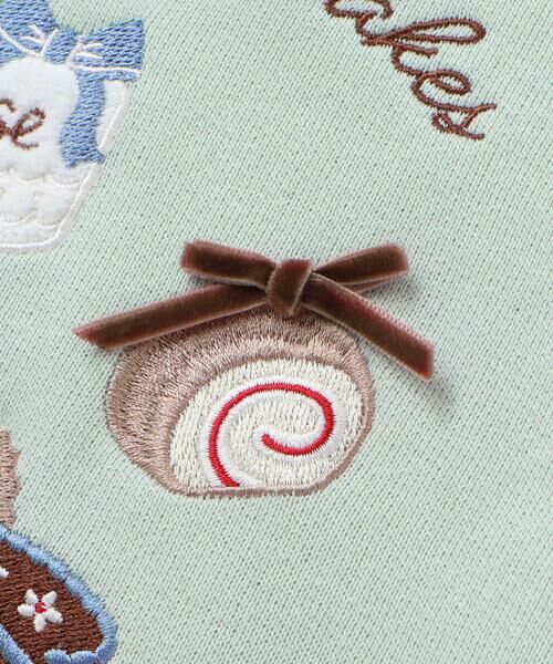 SLAP SLIP / スラップ スリップ スウェット | ケーキがいっぱい肩フリルトレーナー(80~130cm) | 詳細9