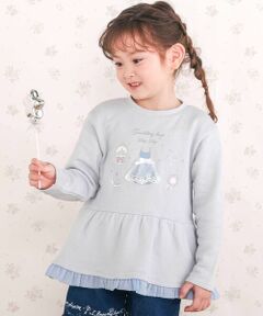 SLAP SLIP / スラップ スリップ スウェット | プリンセスモチーフ裾フレアトレーナー(80~130cm)