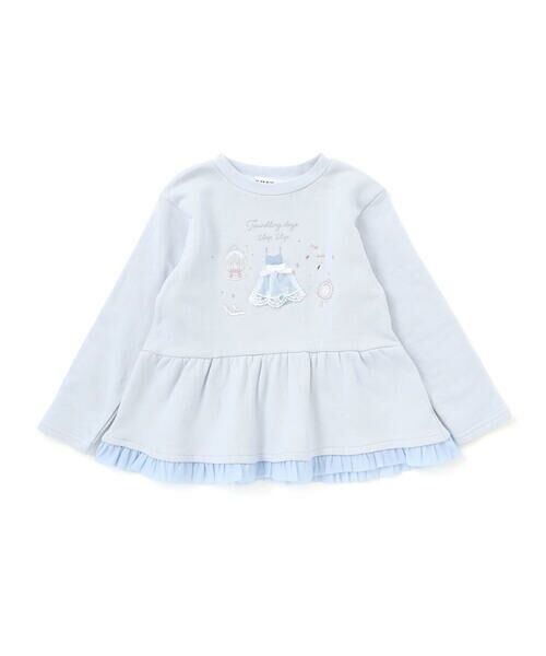 SLAP SLIP / スラップ スリップ スウェット | プリンセスモチーフ裾フレアトレーナー(80~130cm) | 詳細3