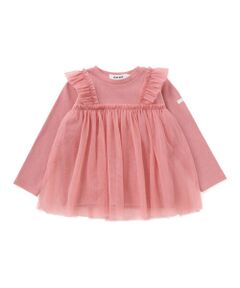 SLAP SLIP / スラップ スリップ スウェット | ふんわりチュールビスチェドッキングトレーナー(80~130cm)