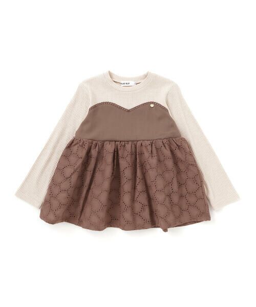 SLAP SLIP / スラップ スリップ スウェット | ハートレースドッキングトレーナー(80~130cm) | 詳細12