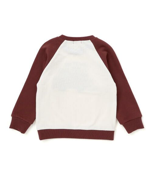 SLAP SLIP / スラップ スリップ スウェット | はたらくくるまおもちゃぽこぽこサガラ刺しゅうラグラントレーナー(80~130cm) | 詳細1