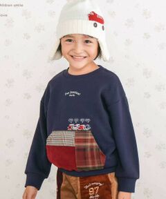 SLAP SLIP / スラップ スリップ スウェット | 切り替えカンガルーポケットトレーナー(80~130cm)