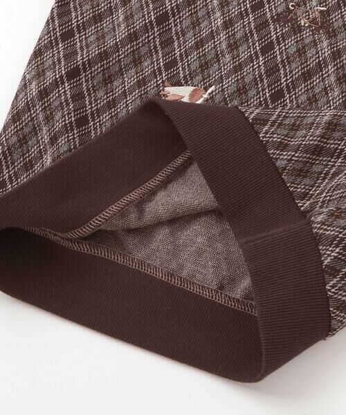 SLAP SLIP / スラップ スリップ スウェット | 【お揃い】いろいろモチーフ刺しゅうチェックドッキングトレーナー(80~130cm) | 詳細11