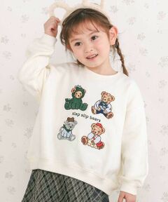 SLAP SLIP / スラップ スリップ スウェット | アニマルいろいろクマさん刺しゅうトレーナー(80~130cm)