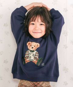 SLAP SLIP / スラップ スリップ スウェット | アニマルいろいろクマさん刺しゅうトレーナー(80~130cm)