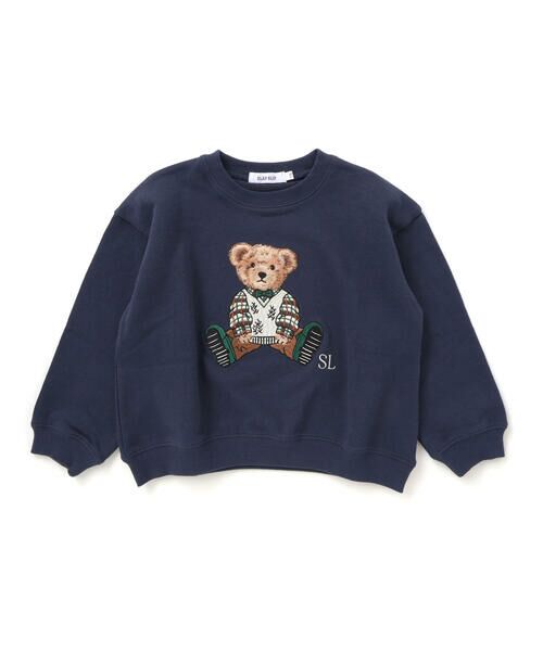 SLAP SLIP / スラップ スリップ スウェット | アニマルいろいろクマさん刺しゅうトレーナー(80~130cm) | 詳細11