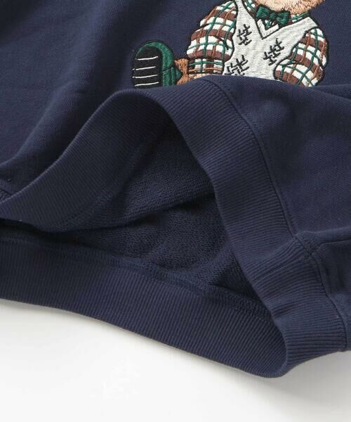 SLAP SLIP / スラップ スリップ スウェット | アニマルいろいろクマさん刺しゅうトレーナー(80~130cm) | 詳細17
